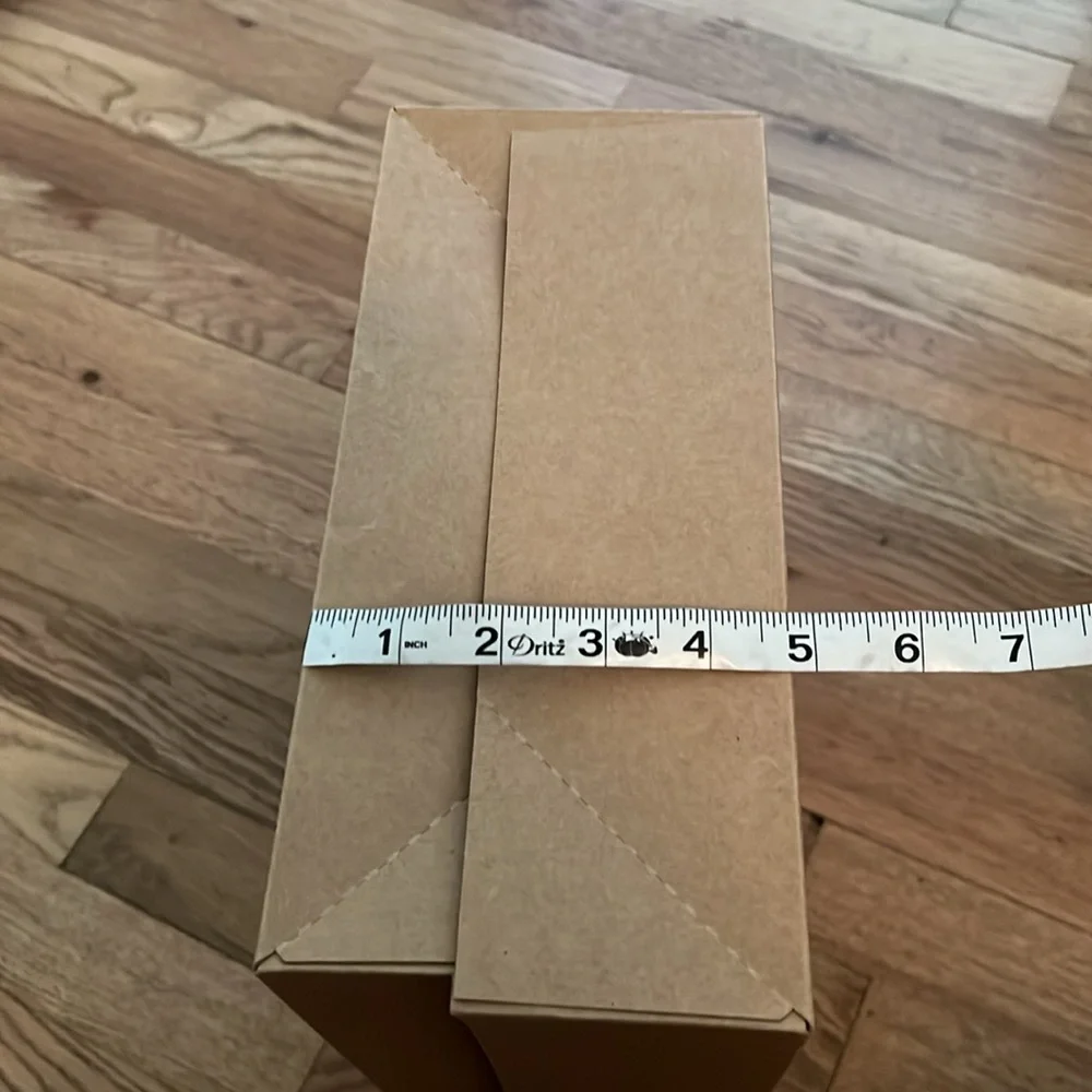 COACH Authentic Brown Cardboard Gift Box W Logo